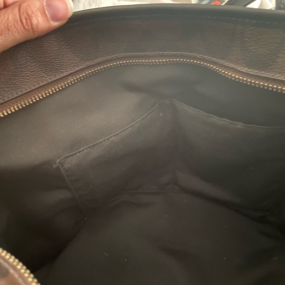 Coach signature Dark brown purse - Picture 4 of 9